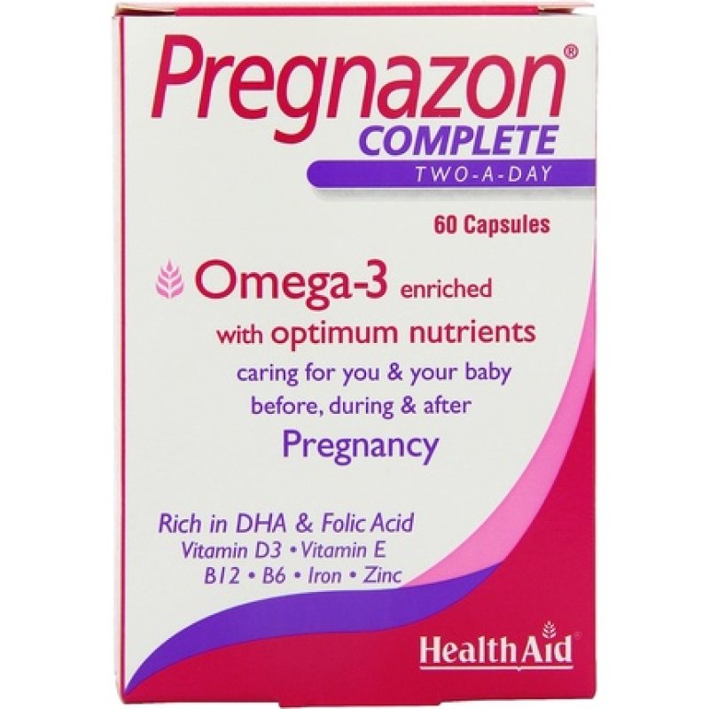 HealthAid Pregnazon Complete 60 Capsules 60 Tablets