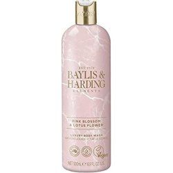 STOCKICX15 - Baylis & Harding Elements Pink Blossom and Lotus Flower Body Wash 500ml