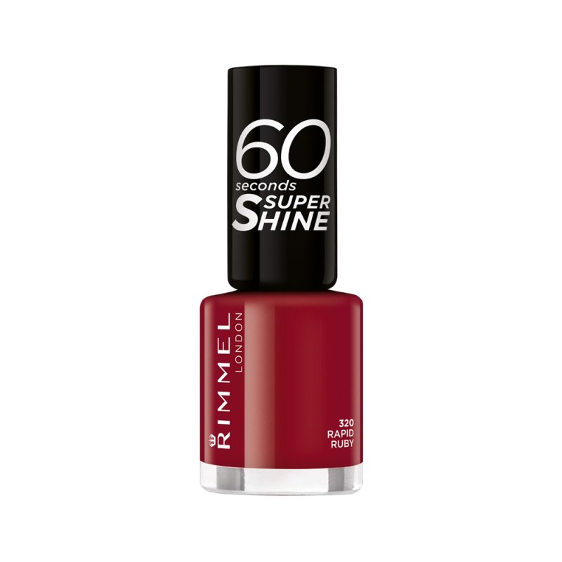 Rimmel 60 Seconds Super Shine 320 Rapid Ruby 8ml