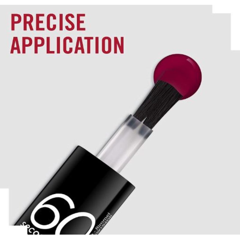 Rimmel London 60 Seconds Super Shine Nail Polish 320 Rapid Ruby