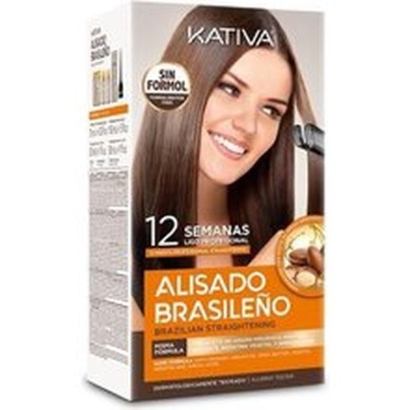 Kativa Brazilian Straightening Kit - Hair Treatment For Straightening