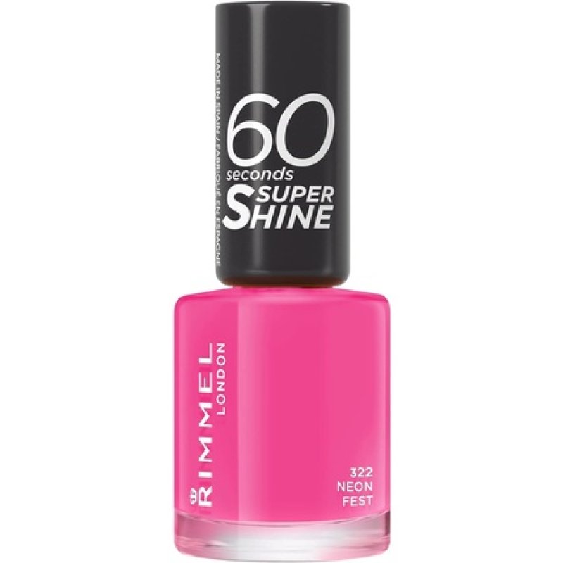 Rimmel London Rita Ora 60 Seconds Super Shine Nail Polish Neon Fest 8ml