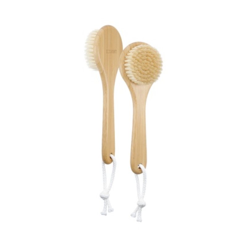 Lussoni Bamboo Body Brush with Handle