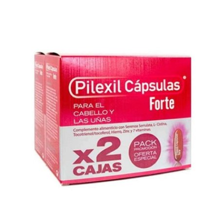 Pilexil Forte 100 Capsules LACER 100 Capsules - Pack of 2