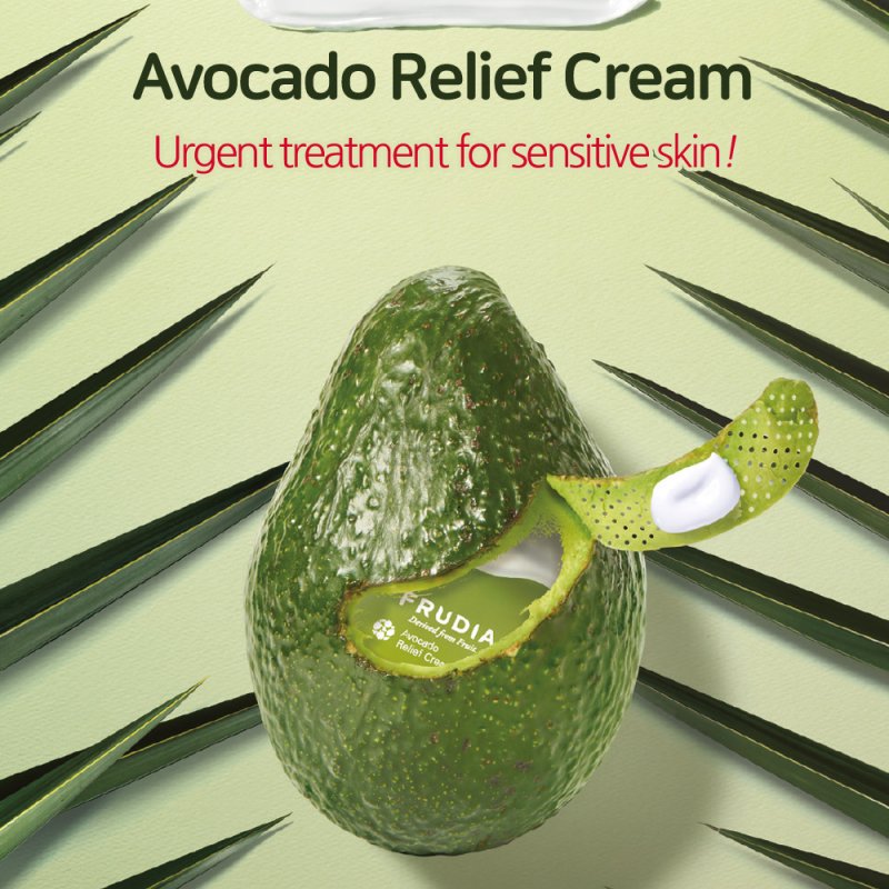 FRUDIA Avocado Relief Cream – Mini Day & night cream 10 ml