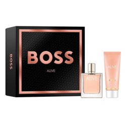 Hugo Boss Alive Eau De Parfum Spray 50ml And Body Lotion 75ml Set
