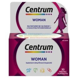Woman Multivitamins for Women Dietary Supplement 30 Tablets Centrum
