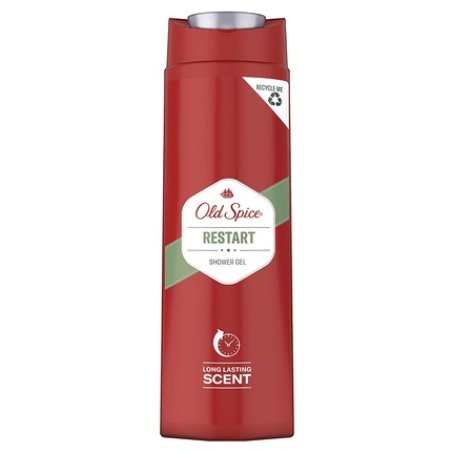 Old Spice Restart Shower Gel for Men 400ml Long-Lasting Scent