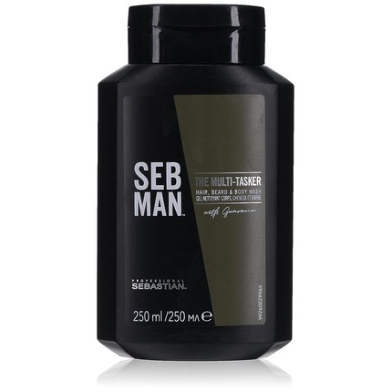 SEB MAN The Multi-Tasker 3 in 1 Hair Wash for Beard and Body 250ml