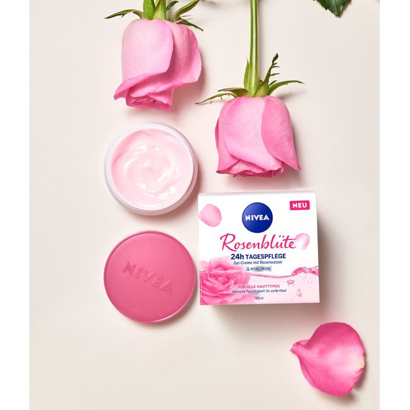 NIVEA Rose Blossom Gel-cream Day Care Crème de jour Visage 50 ml