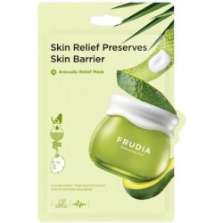 FRUDIA Soothing Avocado Relief Face Mask Fast Relief Line for Sensitive Skin Recovers Skin Vitality Moisturizes and