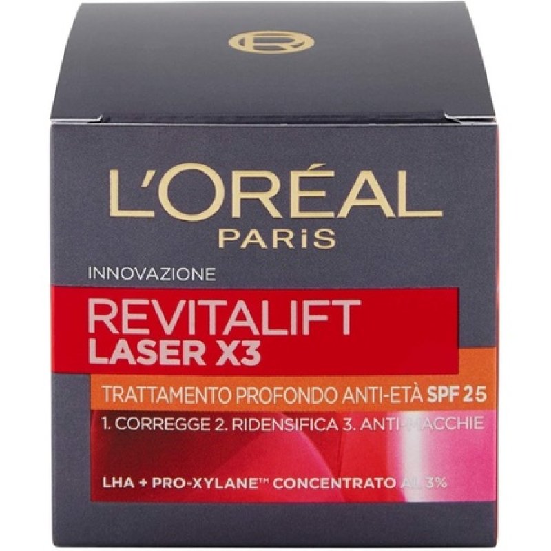 L'Oreal Revitalift Laser X3 Deep Anti-Aging Face Cream SPF 25 50ml