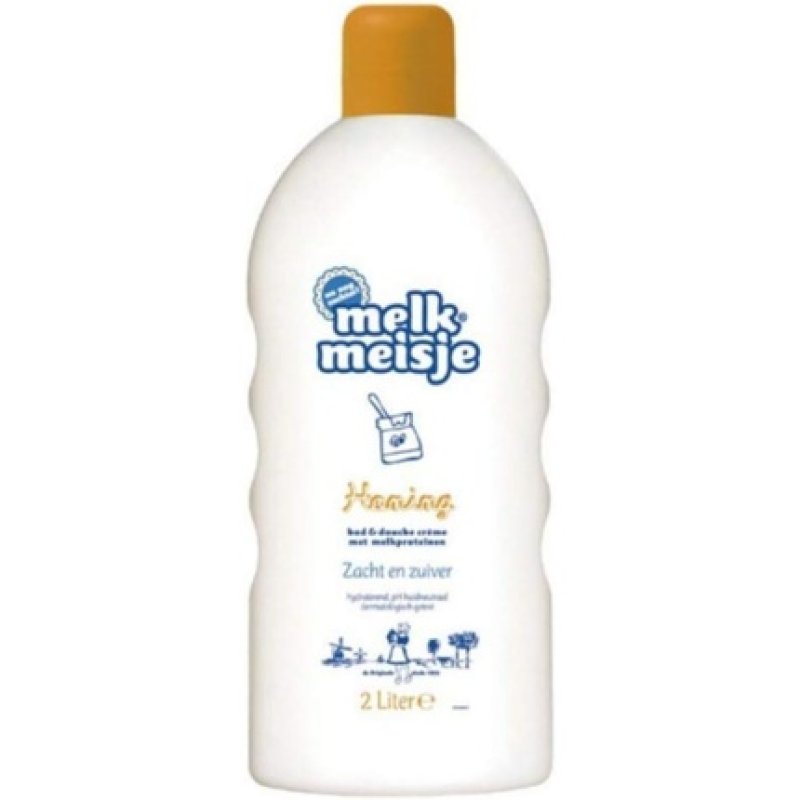 Melkmeisje Bath & Shower Cream Honey 2 Litres