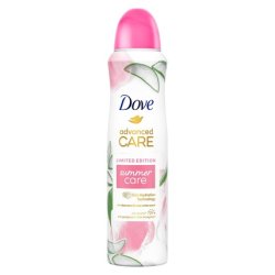 Dove Advanced Care Anti Transpirant Deo Spray Summer Care Limited Edition Aloe Vera and Rosewater Scent Deodorant with