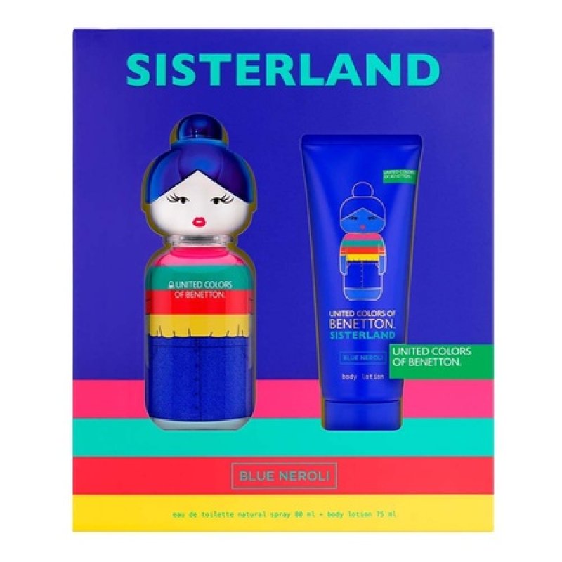 Set Sisterland Blue Neroli Edt 80ml Body Lotion 75ml