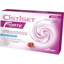 Corman Cistiset Forte Dietary Supplement 8 Sticks 10ml