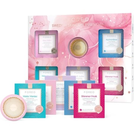 FOREO UFO 3 Full Spectrum Facial LED Mask Device with Face Moisturizer Set and T-Sonic Massage - Skin Care & Face Care