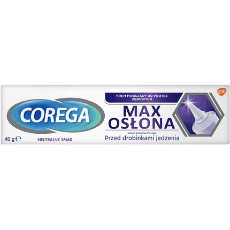 Corega Denture Adhesive Cream Max Control 40g 1.4 oz