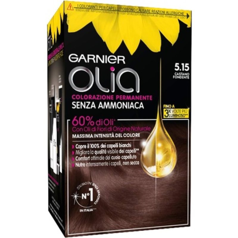 OLIA Permanent Hair Color Without Ammonia Brown Fondant