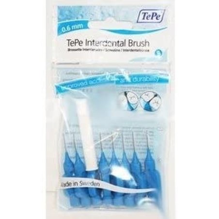 Tepe Interdental Brushes 0.6mm Blue