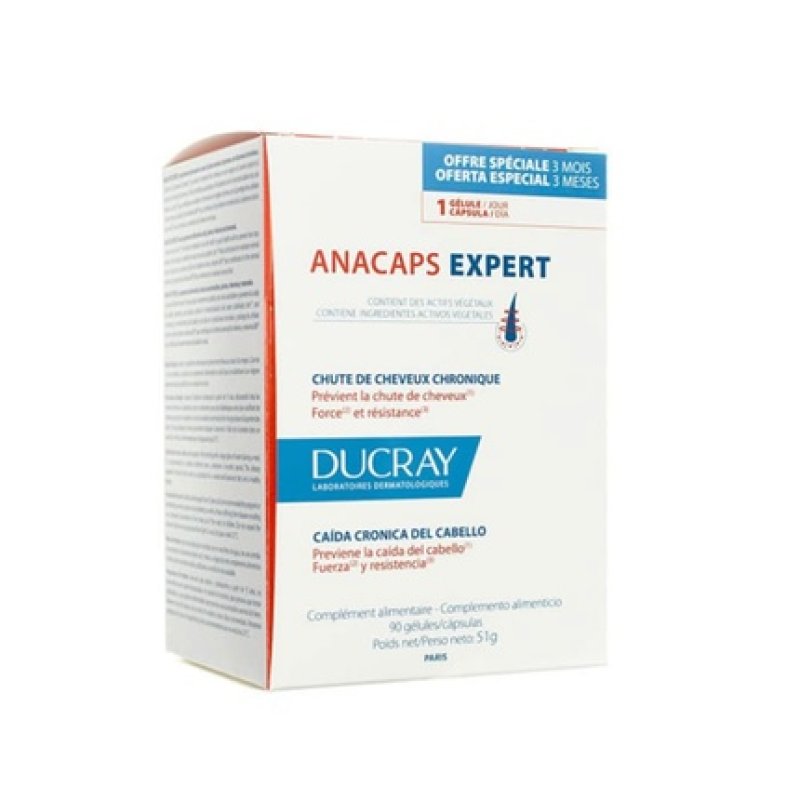 Ducray Anacaps Expert 90cps Hair Supplements