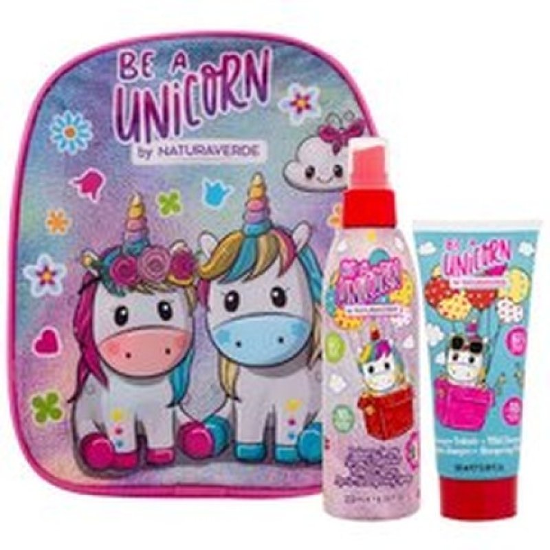 Fragrances For Children Be A Unicorn Gift Set Shampoo 100 Ml And Leave-In Conditioner Spray 200 Ml With Bag