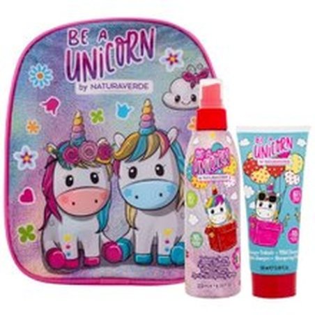 Fragrances For Children Be A Unicorn Gift Set Shampoo 100 Ml And Leave-In Conditioner Spray 200 Ml With Bag