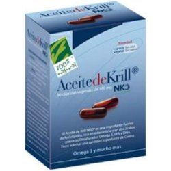 100 Natural Oil Krill NKO Box 120 Capsules 500 Milligrams