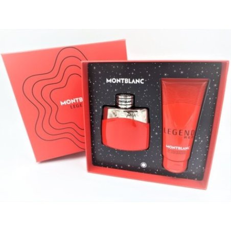 Montblanc Legend Red Men's Fragrance Set Eau de Parfum 50ml Shower Gel 100ml New Original Packaging