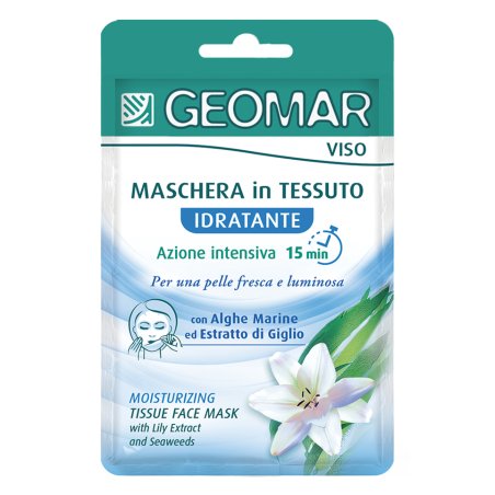 GEOMAR Moisturizing Tissue Face Mask Masque hydratant Femmes 22 ml Feuilles