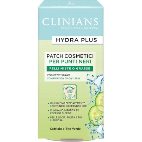 CLINIANS HYDRA PLUS Cosmetics Patches for Mixed or Oily Skin with Cucumber and Green Tea