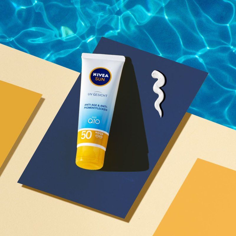 NIVEA UV Face Anti-Age Sun Cream SPF 50 Crème d’écran solaire Visage Adultes