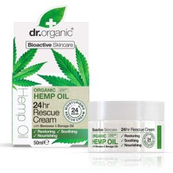 Dr. Organic Bioactive Organic Hemp Oil Rescue Cream 24h 50ml