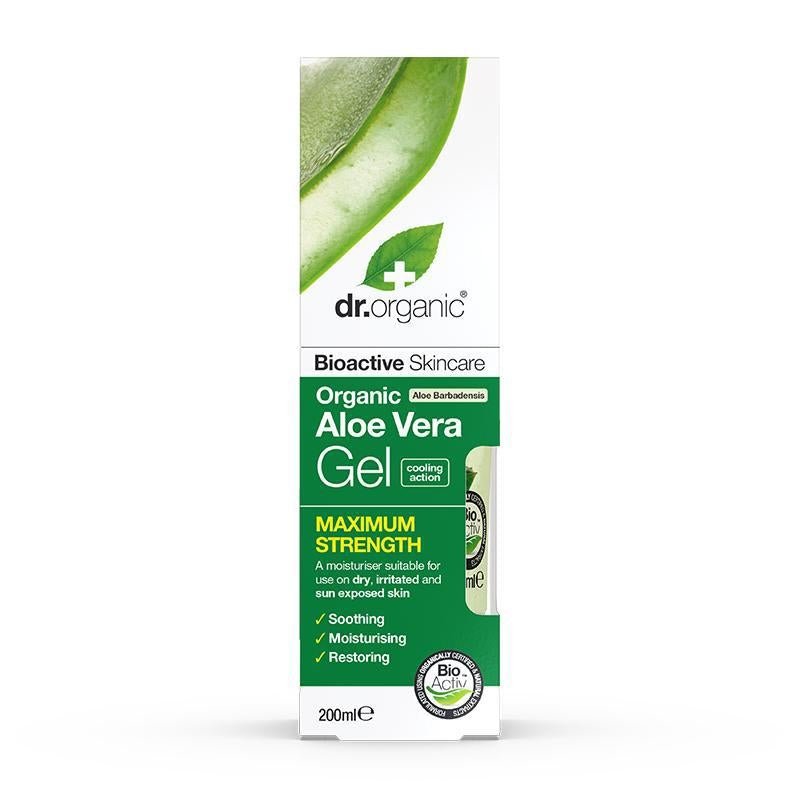 Dr Organic Organic Aloe Vera Gel for Dry Skin 200ml