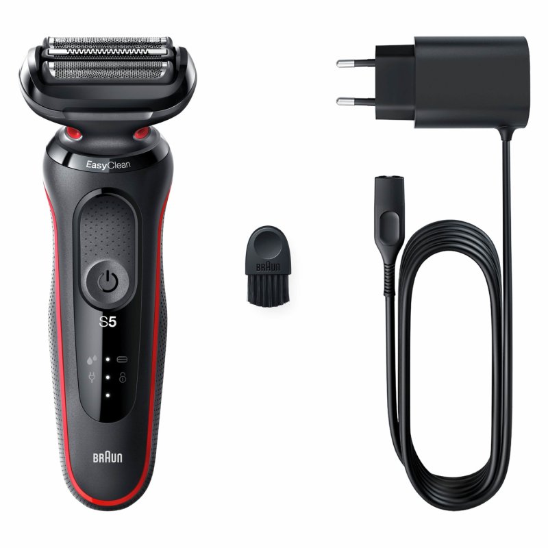 Braun Series 5 51-R1000s Electric Shaver Red