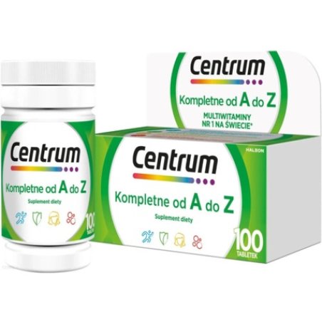 Centrum A-Z Multieffect Vitamins and Minerals 100 Tablets 1kg