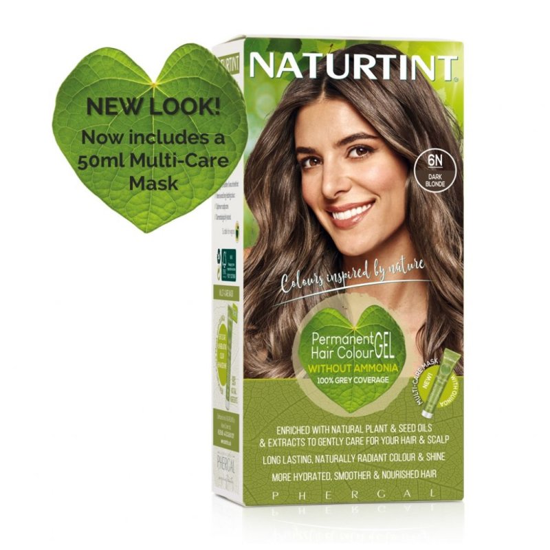 Naturtint Ammonia-Free Hair Color with High Natural Ingredients 6N Dark Blonde 170ml
