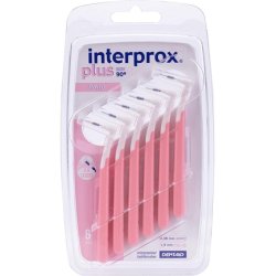 Interprox 0.38mm Pink Plus Interproximal Brush Nano 6 Count
