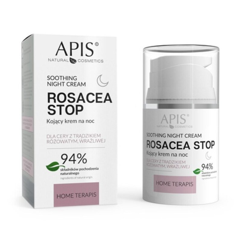 Apis Rosacea Stop Soothing Night Cream for Irritated and Sensitive Skin 50ml