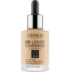 Catrice HD Liquid Coverage Foundation 036 Hazelnut Beige for Combination Skin 30ml