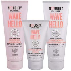 Noughty Wave Hello Curl Defining Trio Set Shampoo 250ml & Conditioner 250ml & Taming Cream 150ml