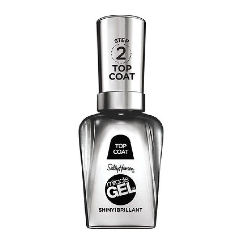 Sally Hansen Miracle Gel Nail Polish Shiny Top Coat 0.5 Fl Oz