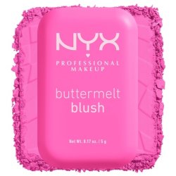 NYX PROFESSIONAL MAKEUP Buttermelt Powder Blush Fade and Transfer-Resistant Blush Vegan Formula My Butta Half 01 0.17