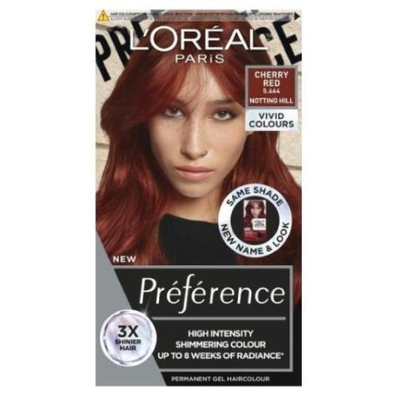 L'Oreal Preference Vivids 5.664 Notting Hill Cherry Red 204ml