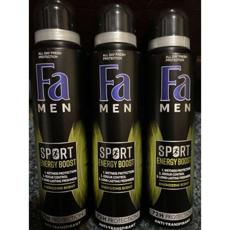 Fa Deo Spray Sport Energy Boost 72H 150ml