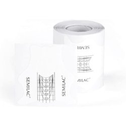 Semilac Nail Extension Stencil 100 Pieces for Slim Gel and Acrylic Nails Finish
