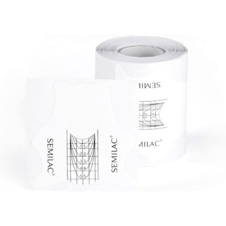 Semilac Nail Extension Stencil 100 Pieces for Slim Gel and Acrylic Nails Finish