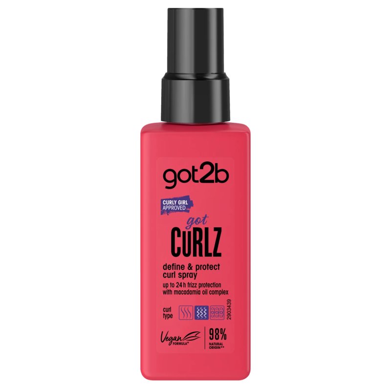 Schwarzkopf Gotcurlz Define & Protect Curl Spray Laque Femmes 150 ml