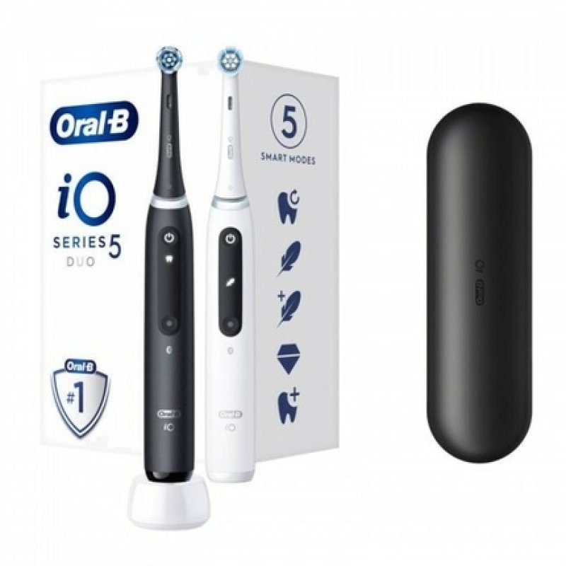 Braun Szczoteczka elek.Oral-B iO5 Duo Matt Black/Quite White