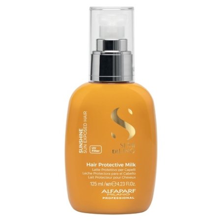 Alfaparf Milano Semi di Lino Sunshine Protective Hair Milk Leave-in Treatment with UV Filter Moisturizing Treatment for
